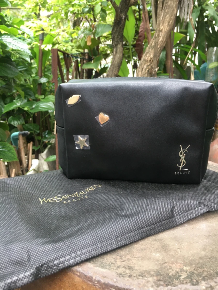 NWT🌸Yves Saint Laurent Cosmetic Pouch🌸  Black makeup bag, Ysl cosmetics, Yves  saint laurent beaute