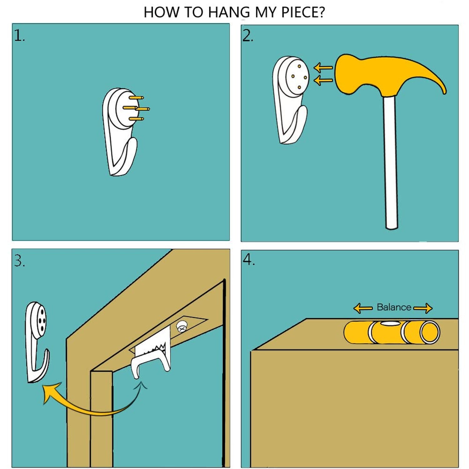 KREATIVE ARTS Bear Sleep Pictures Wall Decor Brown Animal Canvas Wall Art Mod...