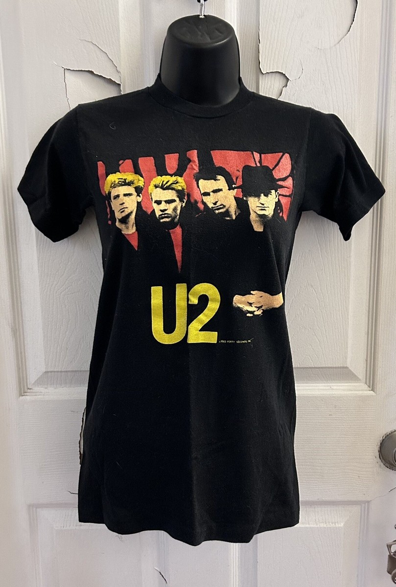 80年代ヴィンテージTシャツ　U2 Under A Blood Red Sky U2 Vintage T-Shirt, Under A Blood Red Sky, Small Size , New