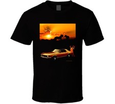 Camiseta Mustang 1970 techo rígido caballos puesta de sol ponycar musclecar regalo