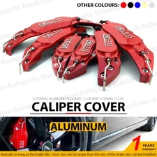 Red ENDLESS Style Brake Caliper Covers Universal Car Disc Front Rear Kit L+M+S