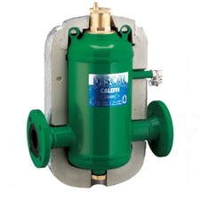 NEU CALEFFI DISCAL STAHLENTGASER DN65 MIT FLANSCHEN MIT ISOLIERSCHALE 551062