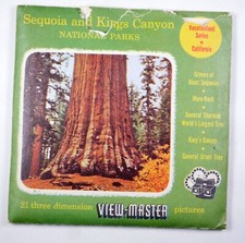 View-Master Sequoia  kings Canyon National Parks - 3 reels 115, 116, 118