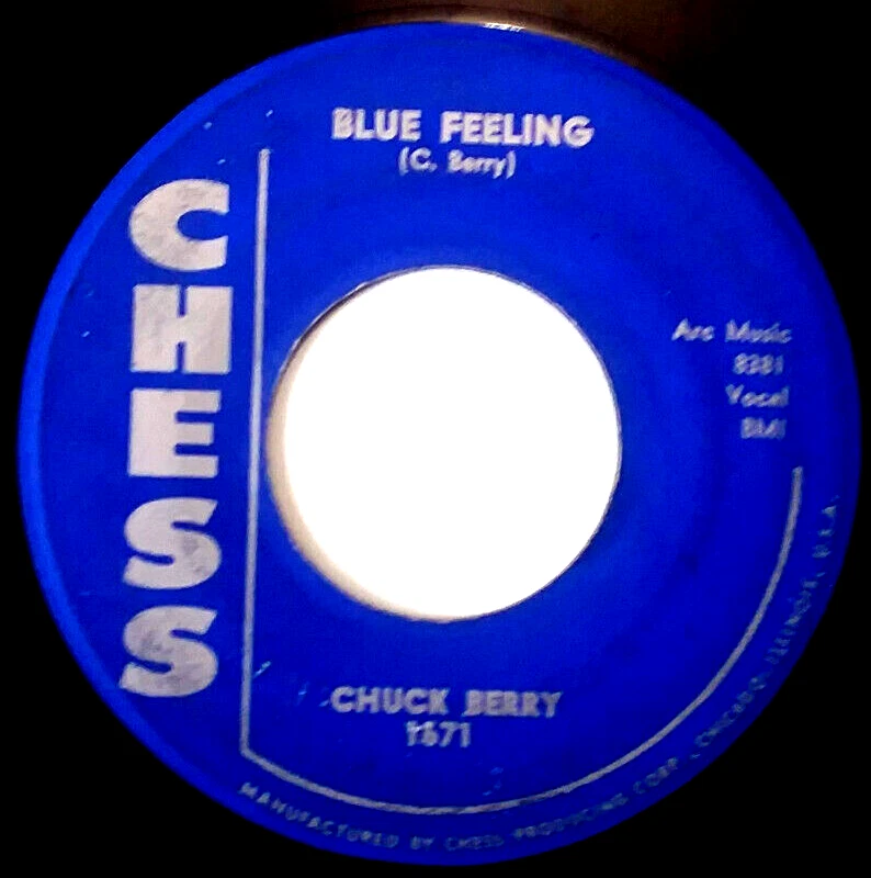CHUCK BERRY -  Rock & Roll Music / Blue Feeling - Vinyl 45rpm 1957 Chess 1671 - Image 4 of 4