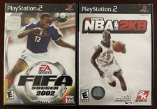 NBA 2K8 & EA Sports FIFA Soccer 2002 Games for Sony PlayStation 2 FREE SHIPPING