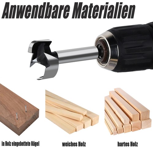 15tlg 10-50mm Forstnerbohrer Satz Forstnerbohrer Set Holzbohrer Holzkasten NEU - Bild 2 von 18