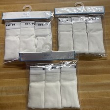 The Children's Place 3 - 3 Pack Boys white briefs Cotton underwear Size: XXS 2-3