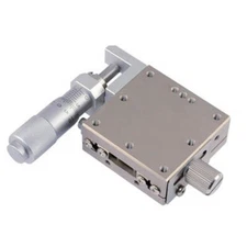 X Axis Linear Stage Trimming Platform Displacement Sliding Table 40x40mm 60x60mm