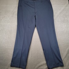 Greg Norman Ultimate Classic Travel Pant Mens 40x32 Navy Blue Stretch Golf New