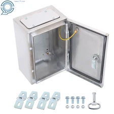 12x8x6" NEMA 4X IP66 Stainless Steel Electrical Enclosure Junction Box