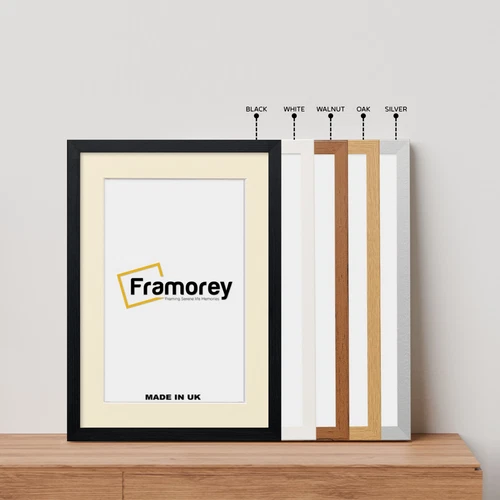 Photo Frames Black Picture Frame Ivory Mount White Poster Frame Gift Collage