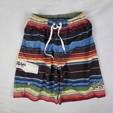 Vintage Y2k Billabong Swim Trunks Mens Small Colorful Spellout Board Surf Shorts