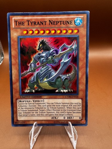 The Tyrant Neptune CT08-EN018 YuGiOh Collectible Tins 2011 card
