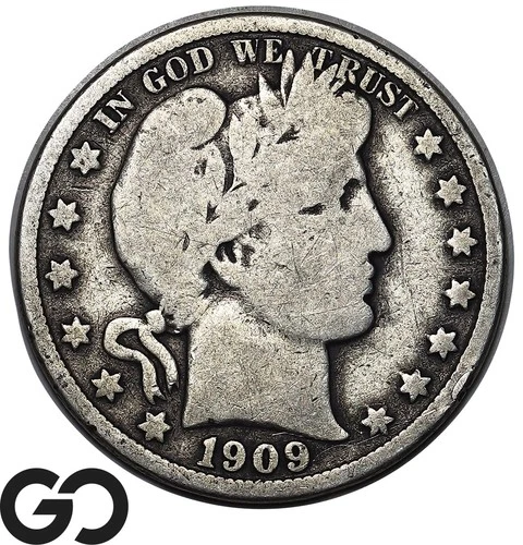 1909-O Barber Half Dollar