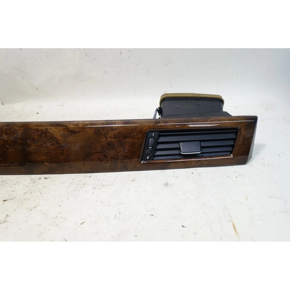 Juego de molduras de madera para tablero de instrumentos delantero BMW E60 serie 5 E61 2004-2010 álamo oscuro OEM Foto 3 de 4