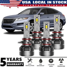 9005 9006 White Led Headlight Bulbs For Honda Accord 1992-2012 High Low Beam