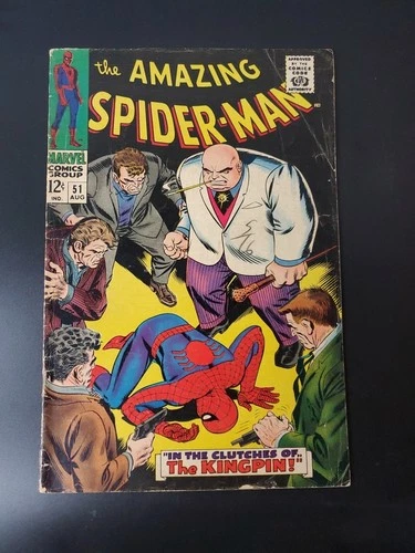 Amazing Spider-man #51, VG- 3.5, 1st Joe Robertson; 2nd Kingpin
