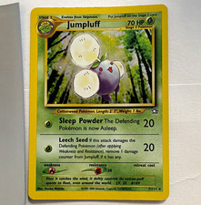 Nintendo Jumpluff 7/111 Neo Genesis Holo Rare English 2000 70HP Stage 2