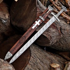 Handmade Ragnar Viking Sword Norse Sword Replica Sword Historical Collectible