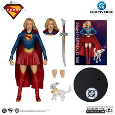 Mcfarlane DC Multiverse Supergirl and Puppy Krypto Supergirl Movie Deluxe Edtn