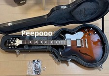 Electric Guitar Epiphone Bonehead Riviera Dark Tobacco Sunburst