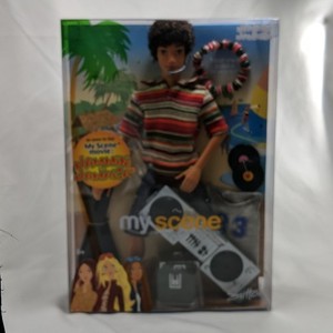 Lot Poupées My Scene - Bryant, River, Sutton & Barbie - Avec Accessoires - Vintage
