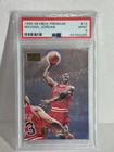 Michael Jordan 1996 Skybox Premium Basketball Card #16 Graded PSA 9