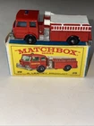 Vintage Lesney Matchbox #29 RED FIRE PUMPER TRUCK With Original Box
