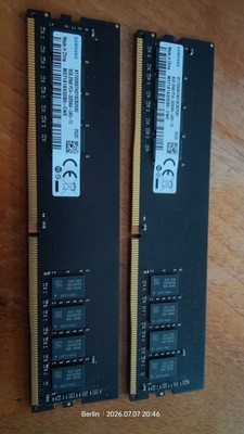16GB (2x 8GB) DDR4 3200MHz PC4-3200 Samsung Desktop RAM