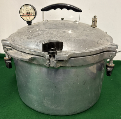 #ad All American No. 7 Cast Aluminum Pressure Cooker Canner 15 1 2 Quart Vintage $128.00