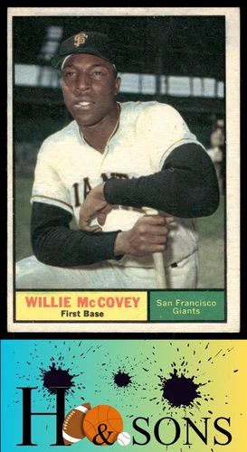 1961 Topps #517 Willie McCovey (EX-EXMINT)