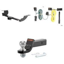 CURT Tow Package Trailer Hitch Wiring Harness 45036 Ball Mount Pin & Clip-13465