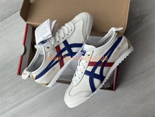 2026 NEW Onitsuka Tiger MEXICO 66 White Blue Red D507L-0152 for Mens Womens