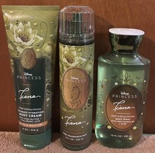 Bath  Body Works DISNEY PRINCESS TIANA 3 Pc Set - Body Wash, Mist, Body Cream