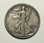 1919 WALKING LIBERTY HALF DOLLAR VF DETAIL