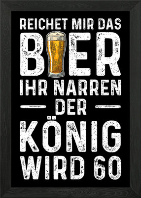 Reichet Mir Das Bier Ihr N Framed Wall Art Poster Canvas Print Picture