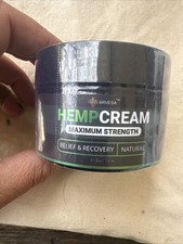 Hemp Cream Maximum Strength Relief Recovery 4oz 120ml Exp 9/28