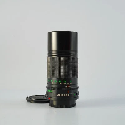Très Bon Canon FD 200mm f/4 Objectif Téléobjectif à Mise au Point Manuelle 35mm - Photo 1/4