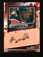 2011-12 In The Game Enforcers Autographs #APW Peter Worrell (407906)