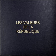 [#1277085] France, Coffret Euros, Valeurs de la République, Proof, 2013, MDP, MS