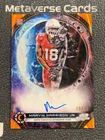 2024 Topps Cosmic Chrome Marvin Harrison Jr Equinox RC Auto Orange Galactic /25