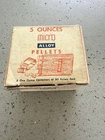 Vintage Dentsply L.D. Caulk  Co 5 oz. Box Micro Alloy Dental 80 Pellets Per Tube