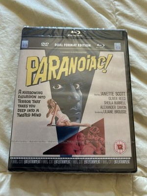 Paranoiac (Hammer 1963 Final Cut Blu-ray/DVD Reg B/2) Oliver Reed Factory Sealed