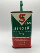 VINTAGE HANDY OILER SINGER SEWING MACHINE OIL - Can Only With Some Residual Oil