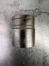 Vtg 1985 Snap-On 1" Shallow Socket 1/2" Dr 12pt GSW321 Non Impact Made In USA