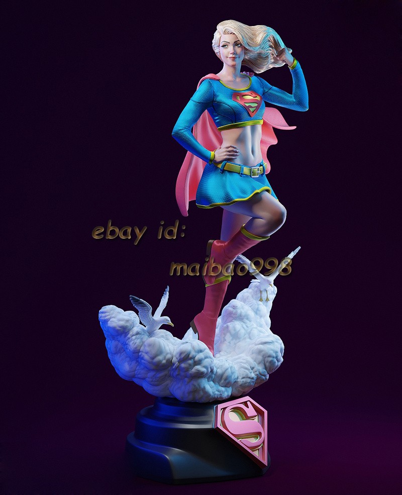 1/8 1/6 Super Girl 3D Print Garage Kit Figure Model Kit Unpainted Unassembled GK