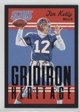 2015 Score Gridiron Heritage Black Jim Kelly #18 HOF 4ns