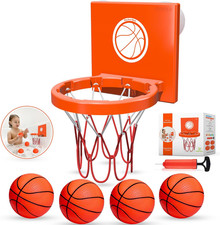 Bath Toys - Bathtub Basketball Hoop for Kids, Toddlers - Suction Cup Basketball