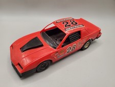 Vintage Strombecker #28 Chevy Camaro Racing Car Red Plastic Toy Made in USA