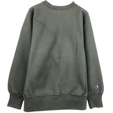 Used Champion Reverse Weave Tricot Tag One-Point Logo Sweatshirt Men's Size ...
